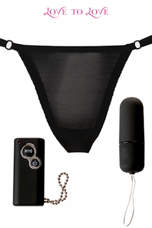 sextoy pour couple, string avec vibromasseur avec télécommande à distance
